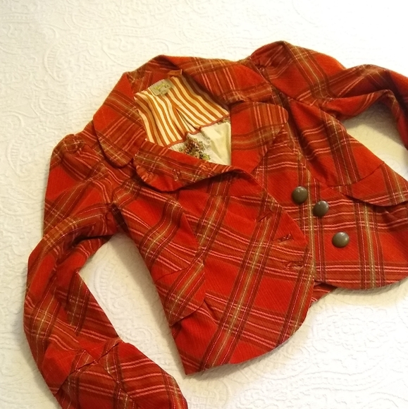 Anthropologie Plaid Blazer - Picture 2 of 4